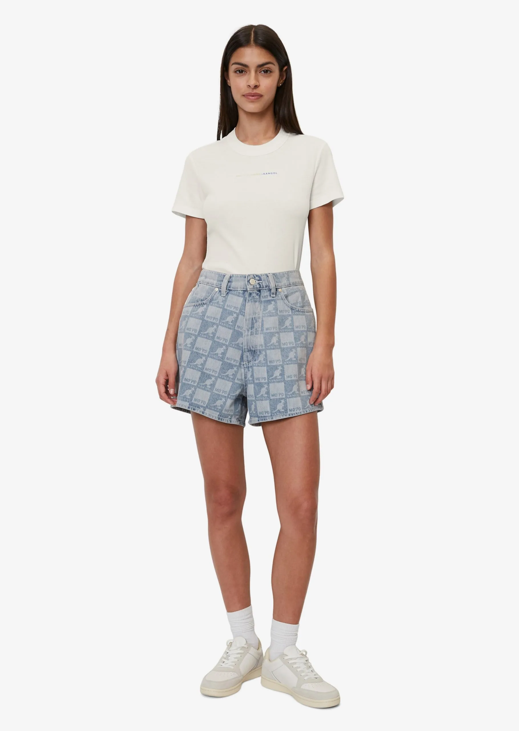 Marc O'Polo DENIM T-shirts Shirts Kangol Kvinder Hvid 6 Marc O'Polo DENIM T-shirts Shirts Kangol Kvinder Hvid - Billede 5