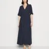 Marc O'Polo DRESS FEMININE SHAPE V NECK WING SLEEVES - Maxikjoler -Marc O'Polo Butik ce59b91b73ad4bf29cf2b484ef76605a