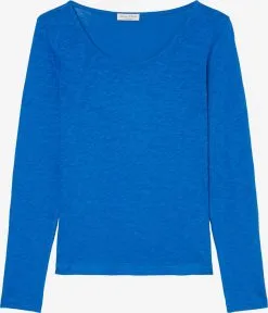 Marc O'Polo Langærmede Trøjer Shirts Kvinder Blå-meleret