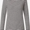 Marc O'Polo Langærmede Trøjer Shirts Kvinder Sort / Hvid -Marc O'Polo Butik d9c1cb12140a481f7d8c8d110ec5aad2