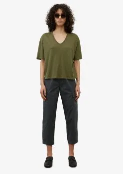 Marc O'Polo T-shirts Shirts Kvinder Khaki -Marc O'Polo Butik e3062dd17d6d51bbb774e08401b58936