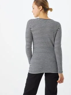 Marc O'Polo Langærmede Trøjer Shirts Kvinder Natblå -Marc O'Polo Butik e3e3a8802421b429ec65ec033603e413