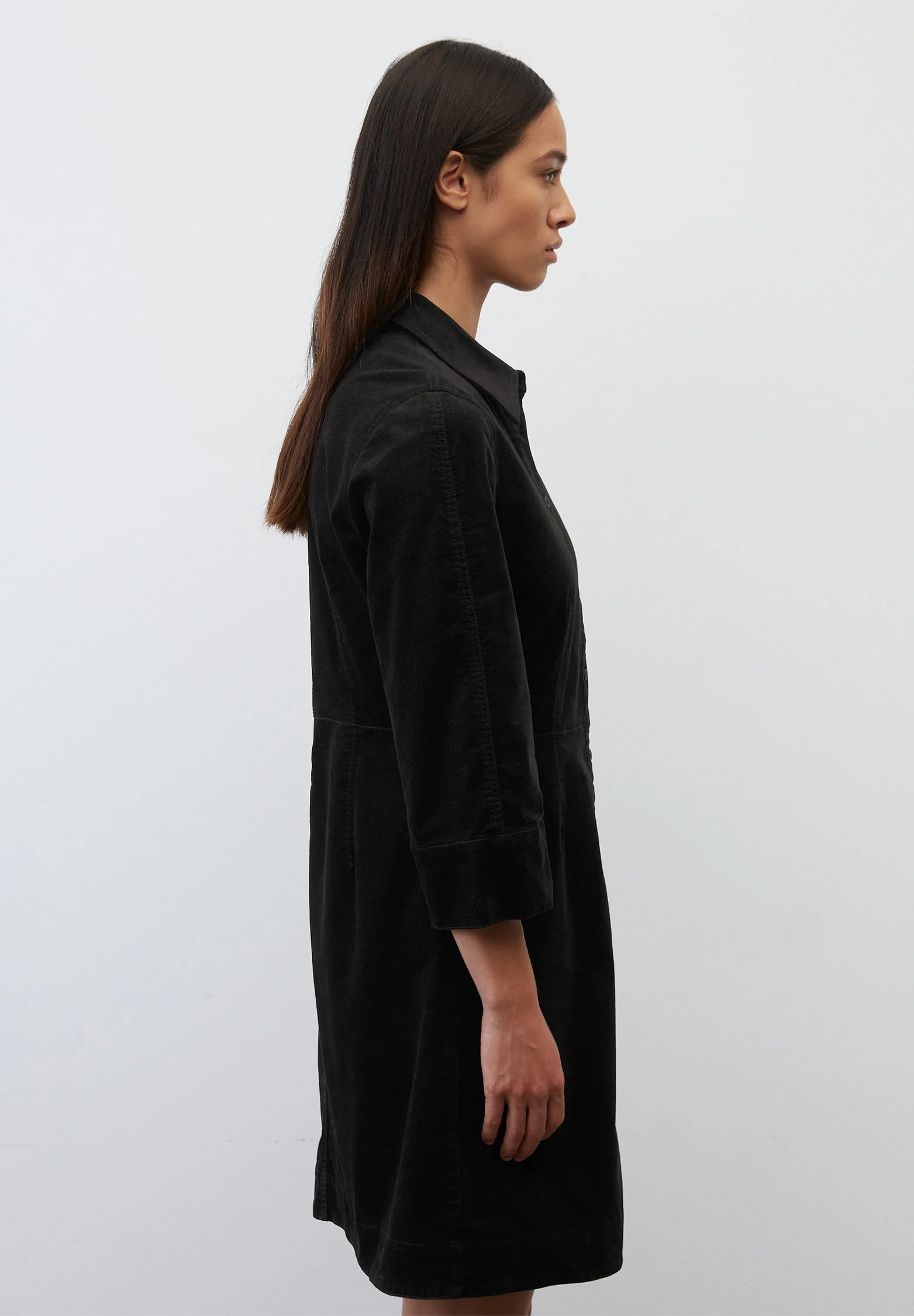 Marc O'Polo DRESS FITTED SHIRT STYLE BUTTON PLACKET SHORT LENGTH - Skjortekjole 7 Marc O'Polo DRESS FITTED SHIRT STYLE BUTTON PLACKET SHORT LENGTH - Skjortekjole - Billede 5