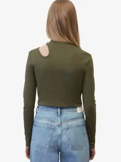 Marc O'Polo DENIM Langærmede Trøjer Shirts Kvinder Khaki 8 Marc O'Polo DENIM Langærmede Trøjer Shirts Kvinder Khaki -Marc O'Polo Butik e6b916315f7ead68dec24c07daa24e89