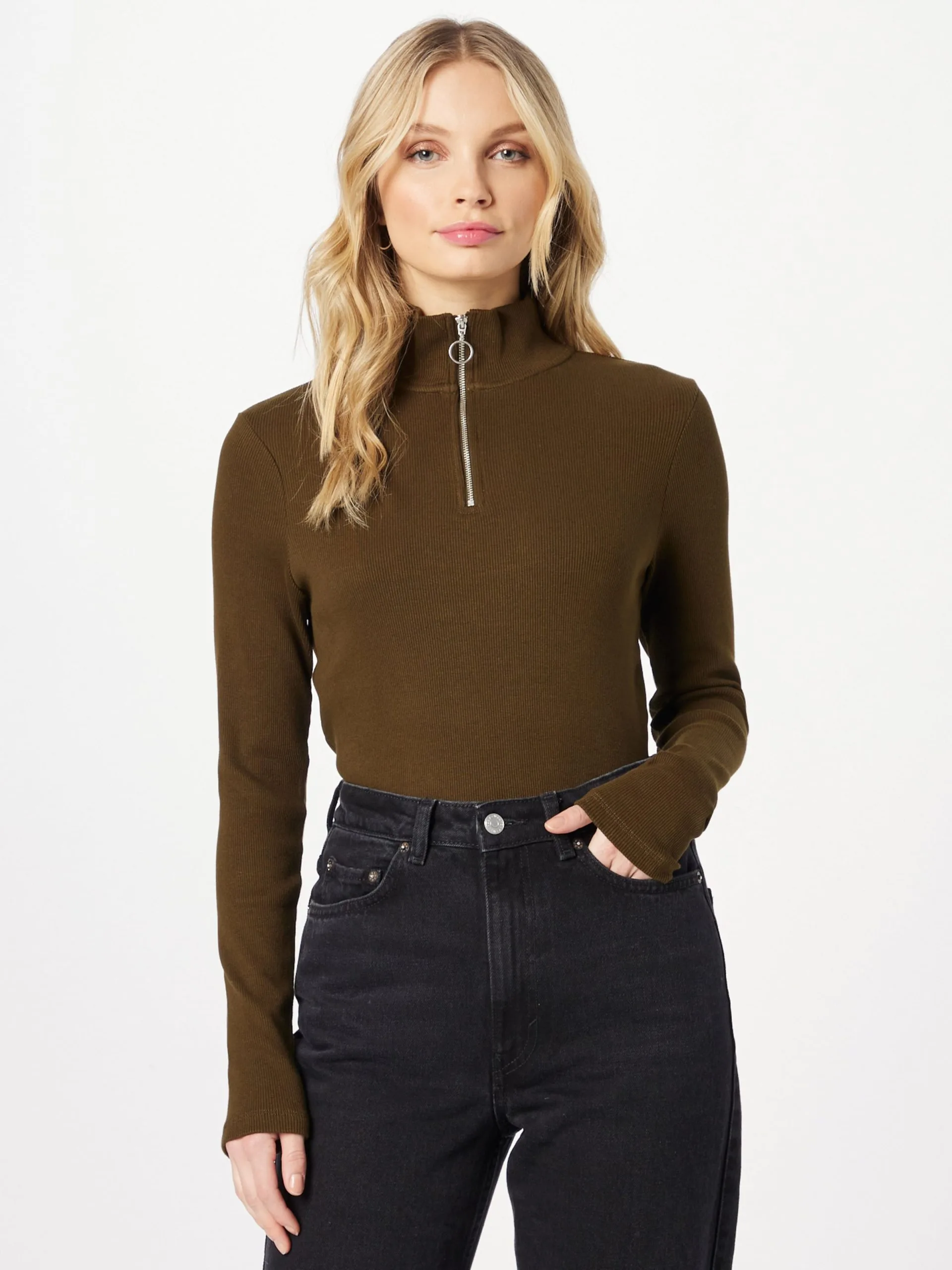 Marc O'Polo DENIM Langærmede Trøjer Shirts Kvinder Oliven 4 Marc O'Polo DENIM Langærmede Trøjer Shirts Kvinder Oliven - Billede 2