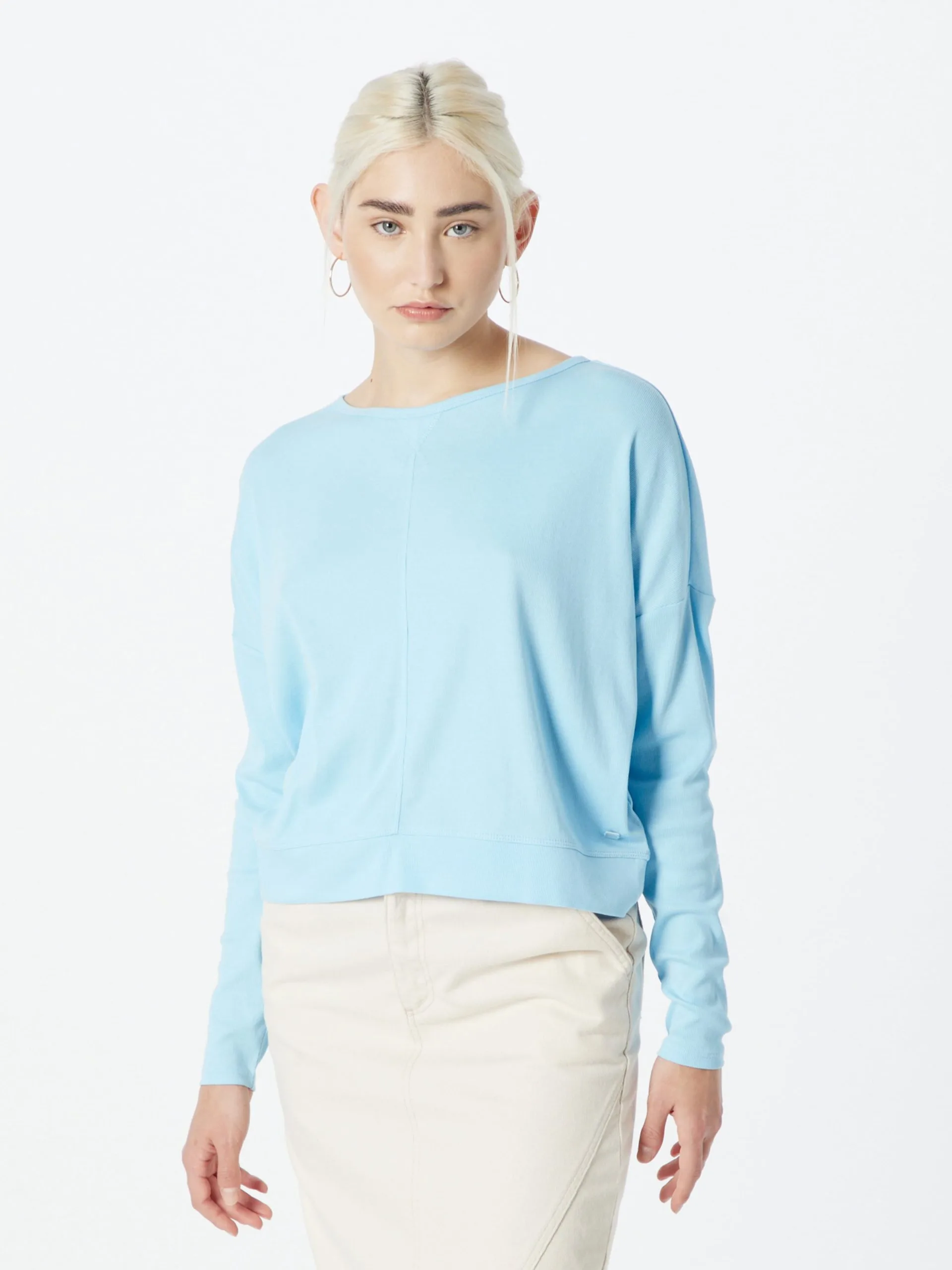 Marc O'Polo DENIM Langærmede Trøjer Shirts Kvinder Lyseblå 4 Marc O'Polo DENIM Langærmede Trøjer Shirts Kvinder Lyseblå - Billede 2