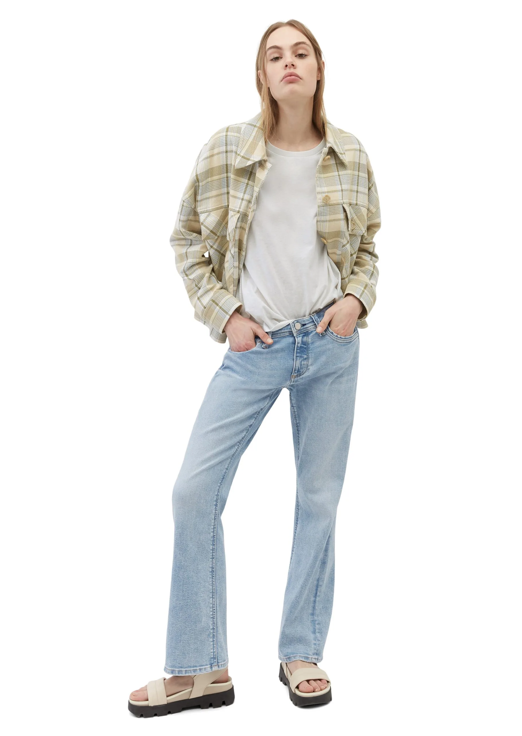 Marc O'Polo DENIM T-shirts Shirts Kvinder Hvid-meleret 5 Marc O'Polo DENIM T-shirts Shirts Kvinder Hvid-meleret - Billede 3