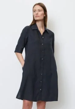 Marc O'Polo MIT HOHEN SAUM SCHLITZEN - Skjortekjole