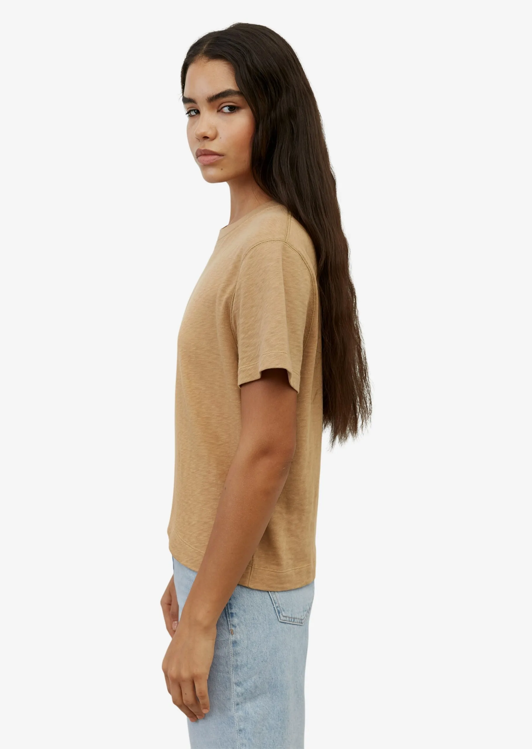 Marc O'Polo DENIM T-shirts Shirts Kvinder Lysebrun 5 Marc O'Polo DENIM T-shirts Shirts Kvinder Lysebrun - Billede 3