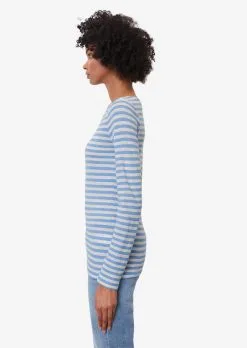 Marc O'Polo Langærmede Trøjer Shirts Kvinder Blå -Marc O'Polo Butik f32d36c5fa99faaa3e73c045d42eb501